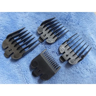 Bộ 4 cữ 3,6,10,13mm cho tông đơ cắt tóc kemei, jame.