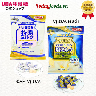 Kẹo sữa uha, vị sữa muối tokuno 67g | kẹo nội địa nhật bản