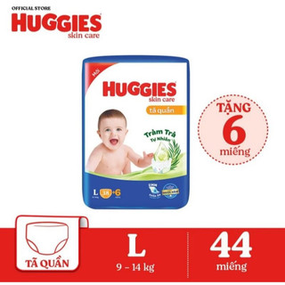 Bỉm/tã quần huggies skin care size l38/l38+6 cho trẻ 6-11kg