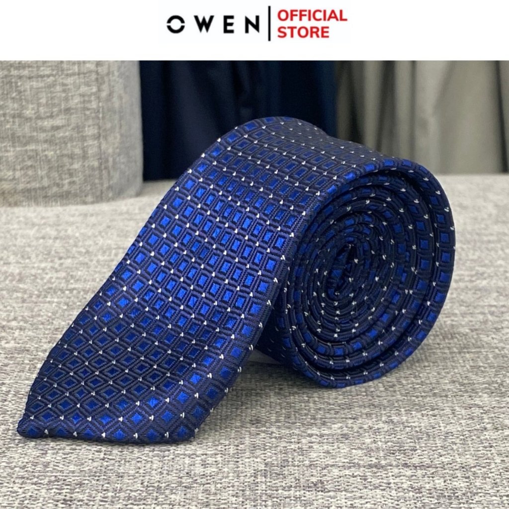 Cà vạt nam cao cấp OWEN thiết kế kiểu cavat bản nhỏ sang trọng đẳng cấp chất liệu silk poly mềm mại