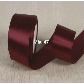 Lốc 5 Ruy băng lụa 4cm dài 22m
