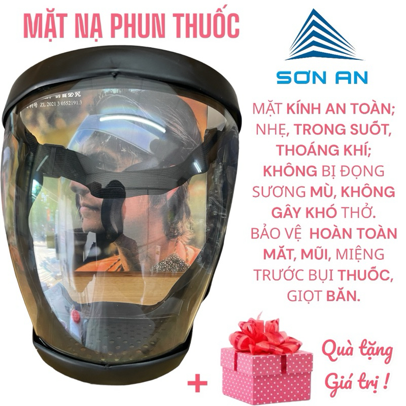 Mặt nạ phòng độc phun thuốc trừ sâu + QT