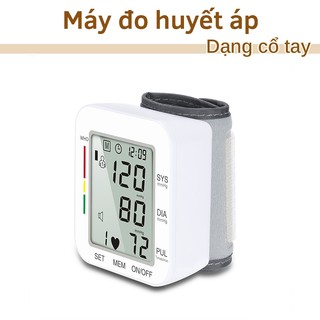 Máy đo huyết áp cổ tay - Máy đo huyết áp màn hình LCD - Máy đo huyết áp gia đình