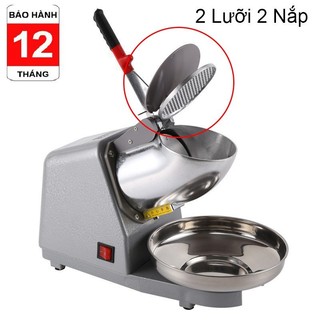 Máy Bào Đá Tuyết 2 Lưỡi Dao bằng thép không rỉ Đá Nhuyễn và nhanh - Bảo hành 12 tháng