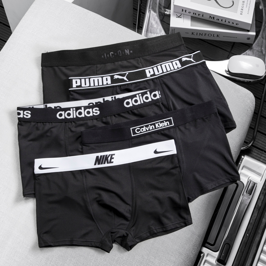 Combo quần lót nam, quần boxer chất thun lạnh kháng khuẩn co giãn 4 chiều phong cách nam tính