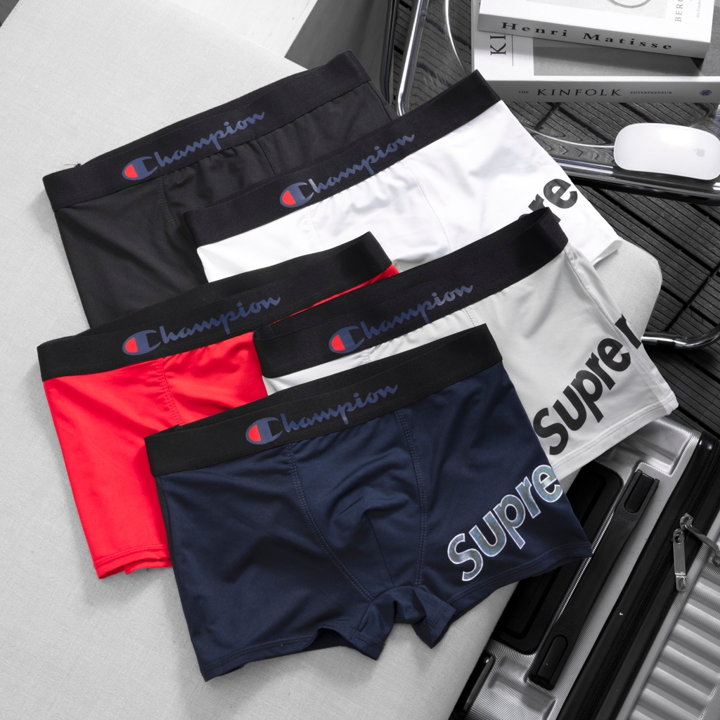 Combo quần lót nam, quần boxer chất thun lạnh kháng khuẩn co giãn 4 chiều phong cách nam tính