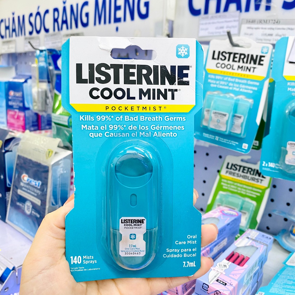 XỊT THƠM MIỆNG LISTERINE 7.7ML