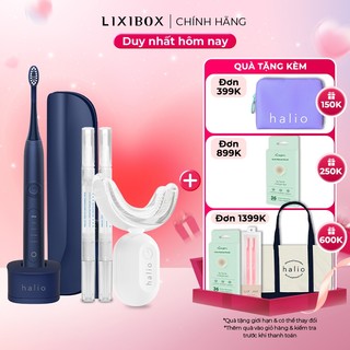 Combo Bàn Chải Điện Làm Trắng Răng Halio PRO và Máy tẩy trắng răng Halio