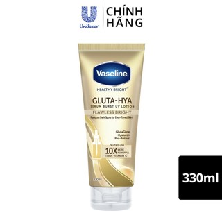  FULL SIZE 330ML Serum Vaseline Gluta-Hya Dưỡng Da Sáng Mịn Sau 7 Ngày