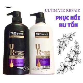 Bộ dầu gội + dầu xả Tresemme tím 400ml Thái Lan