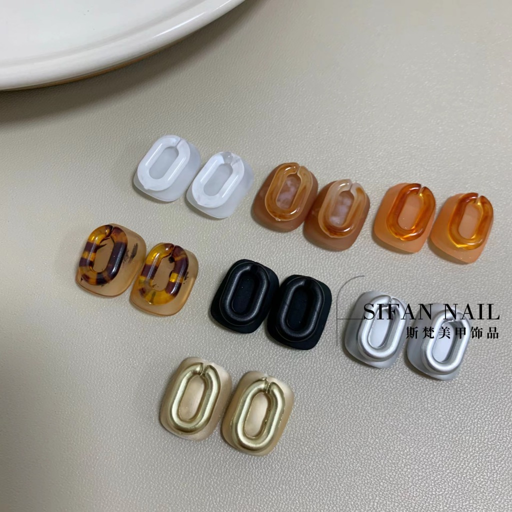 Charm tròn gắn móng 1 charm- SET11