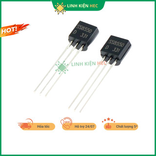Ss8550 8550 pnp transistor 1.5a/0.7a 25v sot-23/to-92 linhkienhec