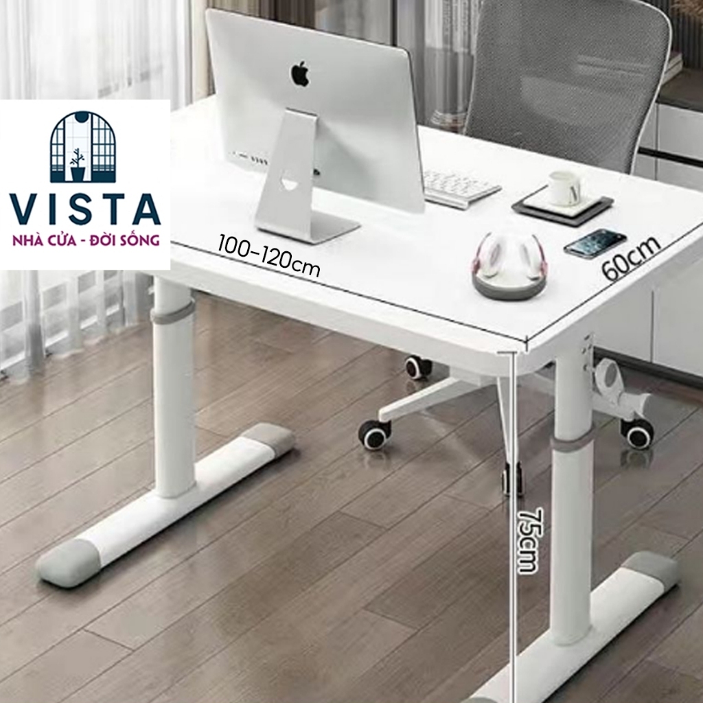 Bàn Tăng Chỉnh Độ Cao - Bàn Làm Việc Thông Minh Tuỳ Chỉnh Độ Cao Mặt Bàn Bằng Gỗ Khung Kim Loại Chịu Lực | BigBuy360 - bigbuy360.vn