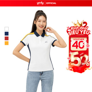 Áo polo nữ YODY chất liệu cafe tổ ong chống nắng nhanh khô thấm hút tốt thoải mái khi mặc khử mùi - APN6008