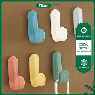 Móc treo đồ dán tường mini chữ J Titan_mall