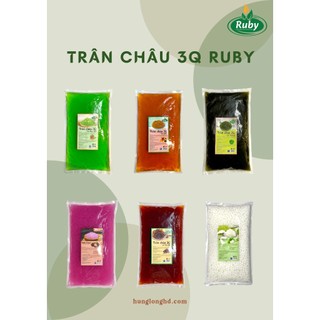 Trân châu 3q ruby hương vị trái cây - túi 2kg