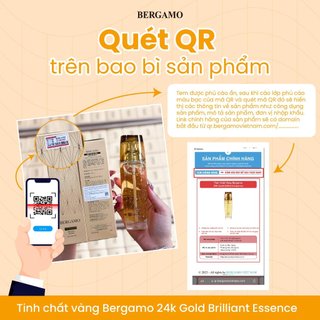 Tinh chất dưỡng da Bergamo Briliant - White Vita Luminant Essence Serum dưỡng sáng cấp ẩm da 110ml