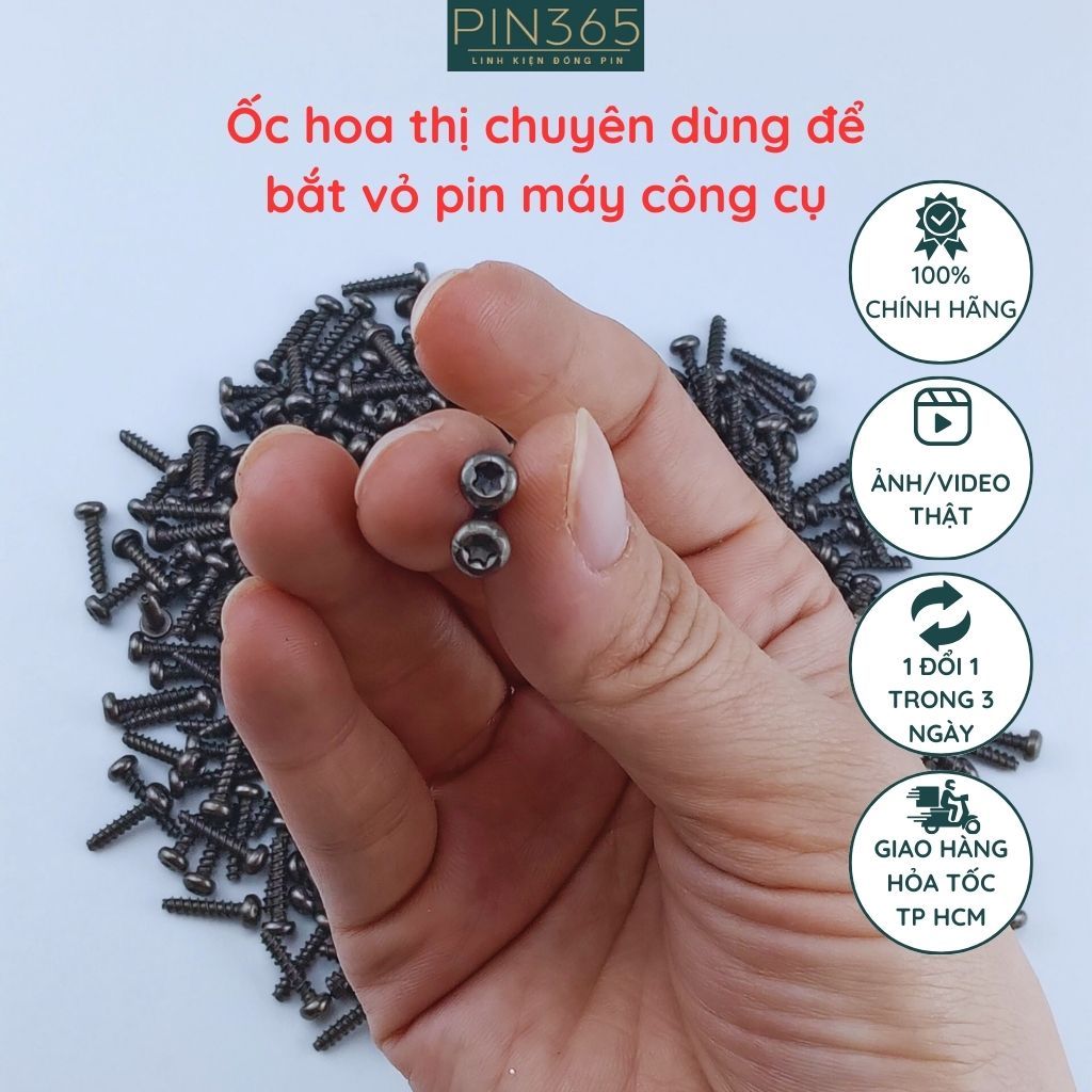 100 con ốc vít bắt vỏ pin máy công cụ kích thước M3x13