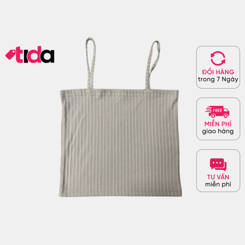 Áo hai dây thun tăm TIDA OFFICIAL mềm mịn thoáng mát HT11 | BigBuy360 - bigbuy360.vn