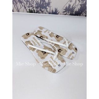 Dép kẹp hoạ tiết gấu, giá học sinh, cam kết hình shop tự chụp.