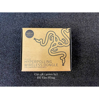 Thiết bị Razer Hyperpolling 4khz wireless dongle cho chuột Gaming Razer Viper Pro V2/ Basilik V3 Pro/ Deathadder V3