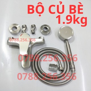 Bộ Củ Sen,Vòi Sen Tắm Nóng Lạnh INOX 304 và Tay sen inox 304 và dây sen inox 304