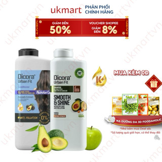 Dầu Gội Xả Dicora Urban Fit Chiết Xuất Trái Bơ Dành Cho Mọi Loại Tóc 400ml