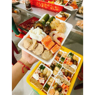 Set lẩu hải sản kèm nước cốt lẩu