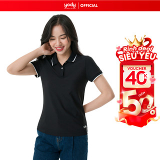 Áo polo nữ YODY cổ bẻ vải airy cool giữ form thoáng mát, thấm hút mồ hôi, co giãn tốt - APN5046