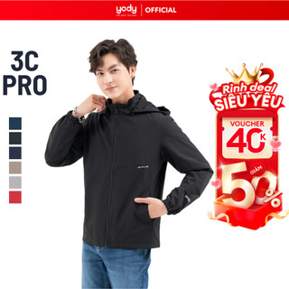  Áo khoác nam Yody gia đình 3C Pro cản gió cản bụi giữ ấm áo gió nam thể thao năng động AKM6017