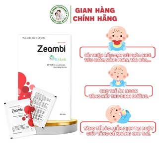Men vi sinh Zeambi bao kép 30 gói hỗ trợ tiêu hóa khỏe, ăn ngon, tăng đề kháng trẻ từ sơ sinh
