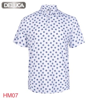 Áo Polo Nam Shirt HM07-DELUCA, Họa Tiết Hình Con Cá -Áo PoLo Chơi Golf Có Cổ- Áo POLO Chơi Thể Thao Mẫu Mới 2024.
