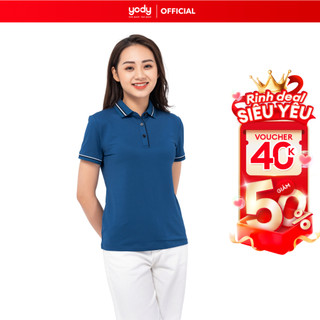  Áo Polo nữ YODY Coolmax 02 ngắn tay có cổ thông thoáng hút ẩm tốt - APN3724