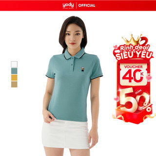 Áo Polo Nữ Yody chất liệu Cafe dệt tổ ong thấm hút khử mùi mồ hôi, thoáng mát ,thoải mái, mềm mịn APN6114