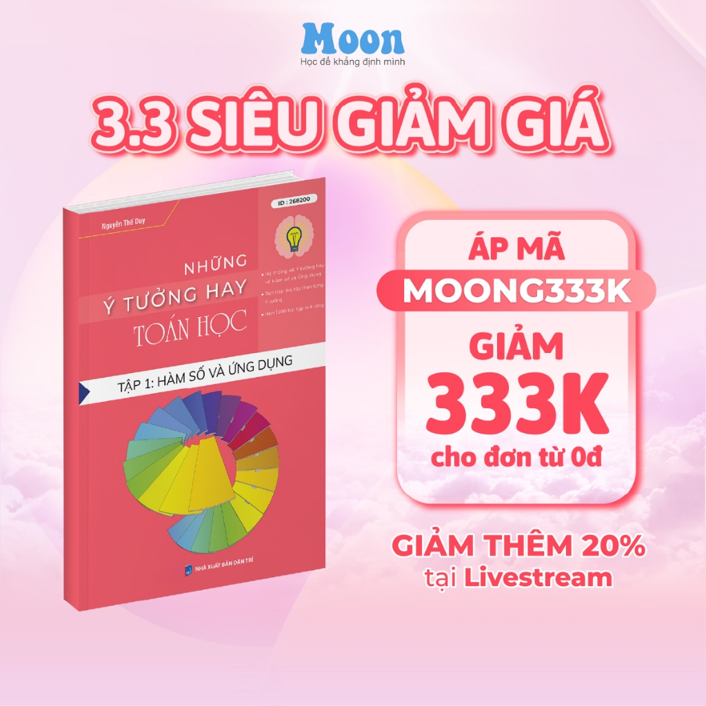 Sách id Những ý tưởng hay toán học tập 1: Hàm số và ứng dụng moonbook