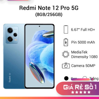 Điện thoại redmi note 12 pro 5g 8gb/256gb - chính hãng