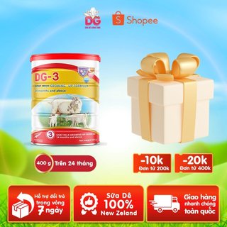 Sữa Dê Công Thức DG-3 400g [kèm quà tặng]