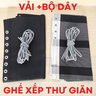 Phụ kiện ghế xếp thư giãn, vải lưới, dây đan ghế thư giãn, Phụ kiện zin từ nhà máy