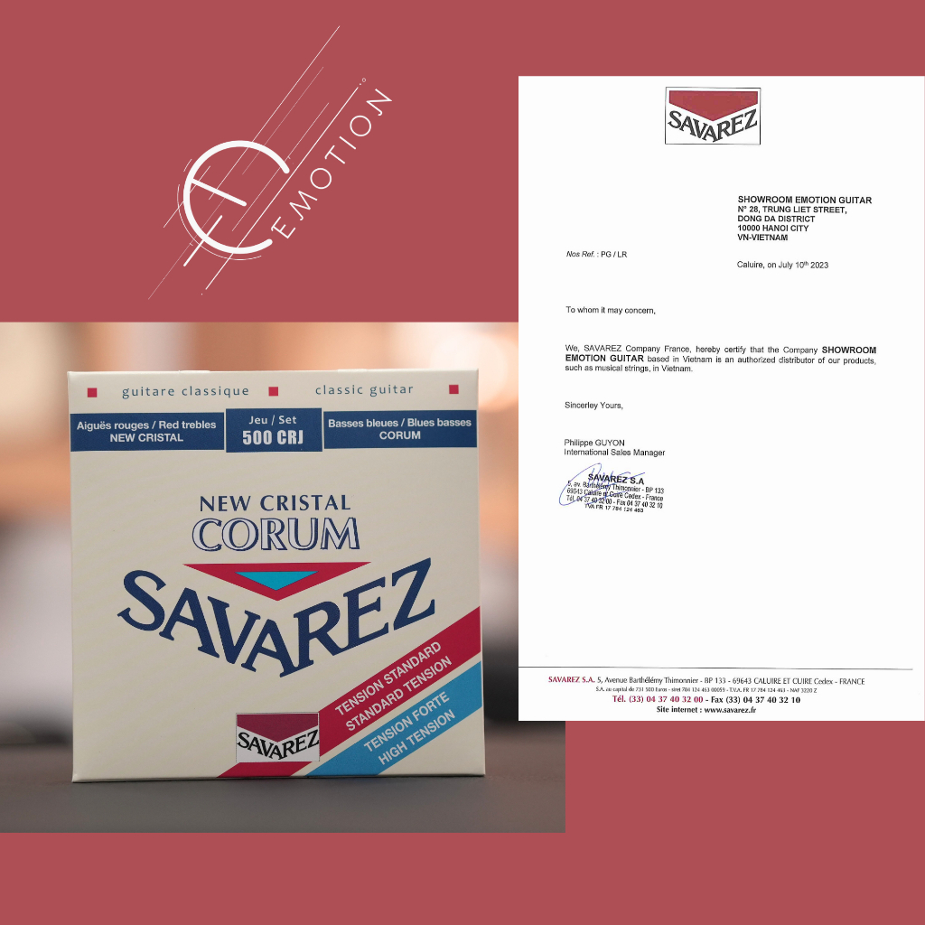 [Độc Quyền] Dây đàn nylon guitar classic Savarez 500 CRJ