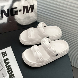 Dép sandal 3TDEP, dép xăng đan nữ bện (tăng 1 size) chất liệu EVA siêu nhẹ độn đế 5cm, đi chơi đi học