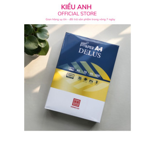 Giấy in a4 định lượng 70gsm, giấy in - giấy photo hồng hà delus - 4960