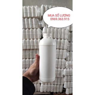 10 CHAI NHỰA HDPE 1000ML HÀNG DẦY DẶN NẮP VẶN