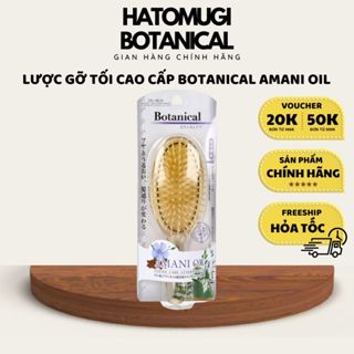 Lược Chải đầu dưỡng sinh Botanical Amani Oil Du-Boa giúp tóc bóng mượt Nhật Bản