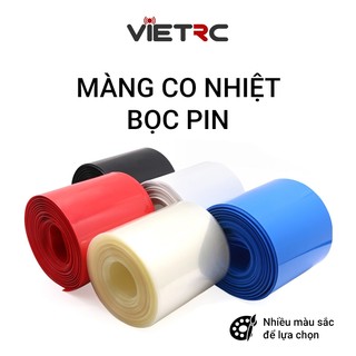 Màng co nhiệt PVC bọc pin bề rộng 50-110mm dài 1m cho pin lipo của tàu, xe, máy bay điều khiển từ xa