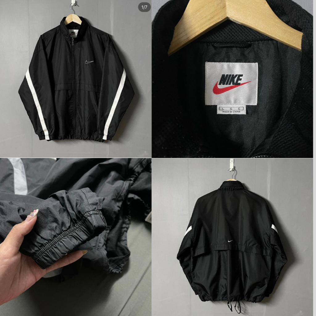 Áo khoác gió, áo khoác Nike chính hãng nam nữ, chất dù cao cấp 2 lớp dày dặn, tay phối form chuẩn y hinh PYPY.Store M06