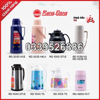 [Ship GRAB] Phích Nước Rạng Đông, Bình Thủy Đựng Nước Nóng, Hàng Chính Hãng, Có cần gạt, Nút ấn