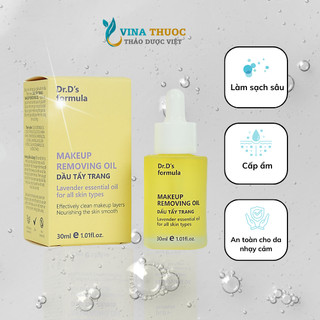 Dầu Tẩy Trang Makeup Removing Oil  Dr.D vì sao lại tốt