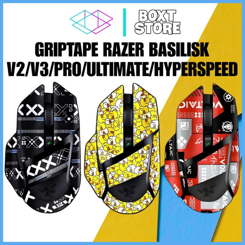 Miếng Dán Grip Tape 3M Chống Trượt Chuột Razer Basilisk V2 V3 Pro Ultimate X HyperSpeed - Skin Gaming Mouse