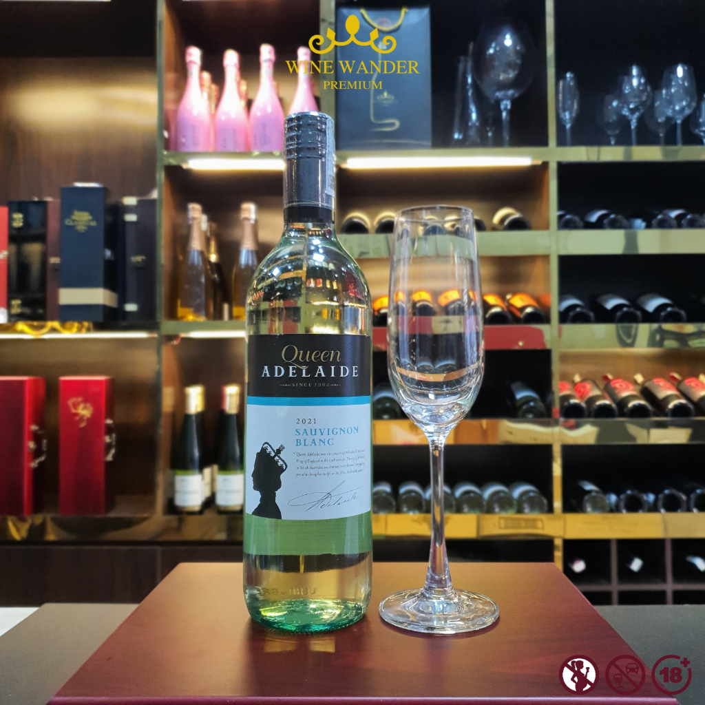 Rượu Vang Trắng White Wine Rượu Vang Úc Queen Adelaide Sauvignon Blanc 13.4% 750ml - Wine Wander