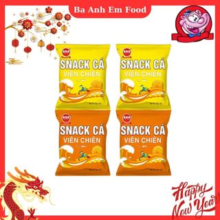 Snack Cá Viên Chiên,bim bim cá viên chiên siêu ngon siêu giòn baanhemfood